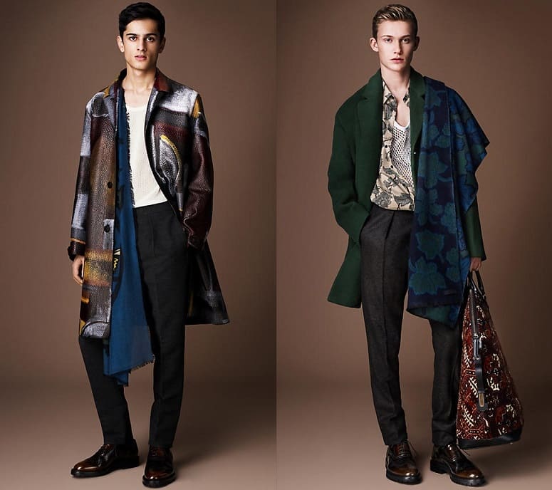 Burberry-Prorsum-menswear-autumn-winter-collection-2014-hand-painted-leather-caban-cashmere-wool-chesterfield