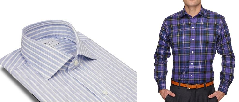 Ledbury Valentine's Day shirt selection + free shipping -hutchinson stripe shirt - baskerville plaid shirt