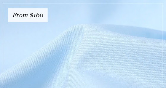 Proper Cloth back in stock - Canclini Light Blue 120s Broadcloth