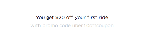 Uber 20 off coupon