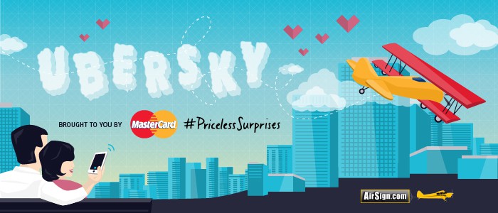 UberSKY makes your grand gesture a writing in the sky (2)