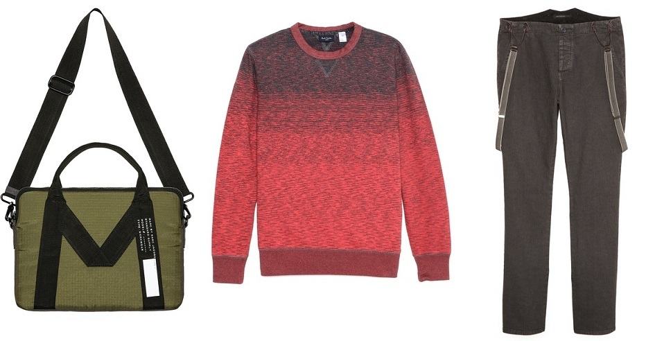 Best Sale Items from East Dane - marc by marc jacobs bag-paul smith sweater - john varvatos star usa