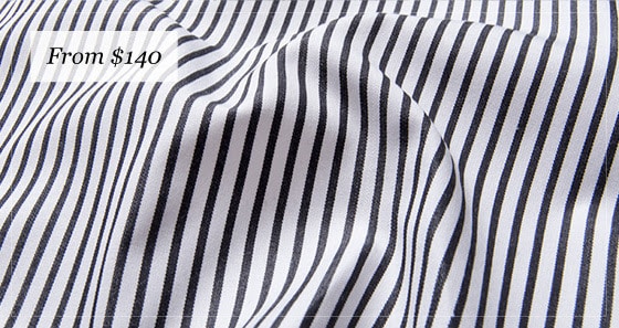 proper cloth - Canclini Black Stripe