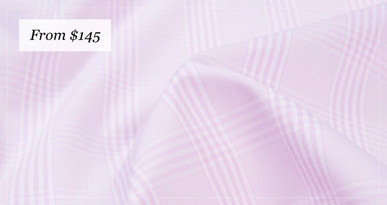 New Limited Edition Canclini Fabrics at Proper Cloth - Canclini Pink Large Glen Plaid