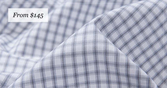 New Limited Edition Canclini Fabrics at Proper Cloth - Grey Multi Grid