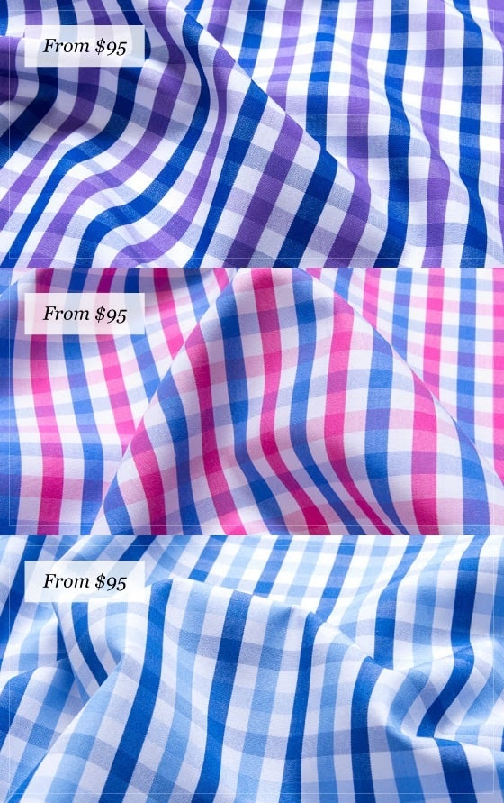 New Stripes, Ginghams and Checks at Proper Cloth - Crisp Multi Ginghams