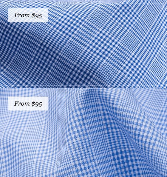 new business basics - proper cloth - Blue Glen Plaids
