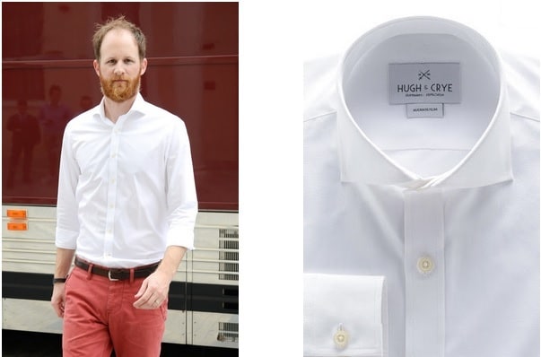 Looking Forward to Monday Mornings with Hugh & Crye  - Bellevue classic white shirt