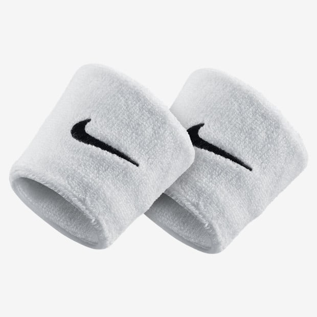Nike Swoosh Wristbands $6