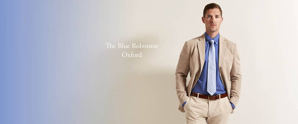 Making an Impact with Short Run Shirting from Ledbury - the blue robinson oxford