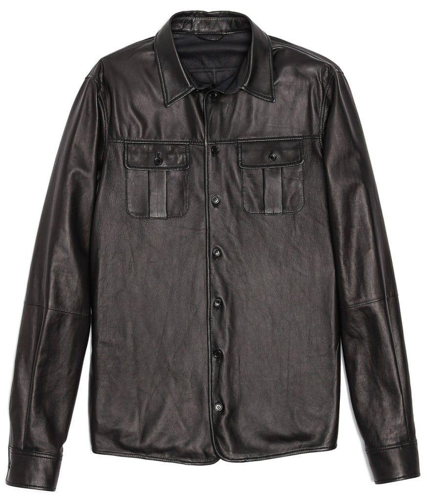 10 Leather Jackets for Men on Sale at East Dane - dsquared2 leather shirt jacket - east dane