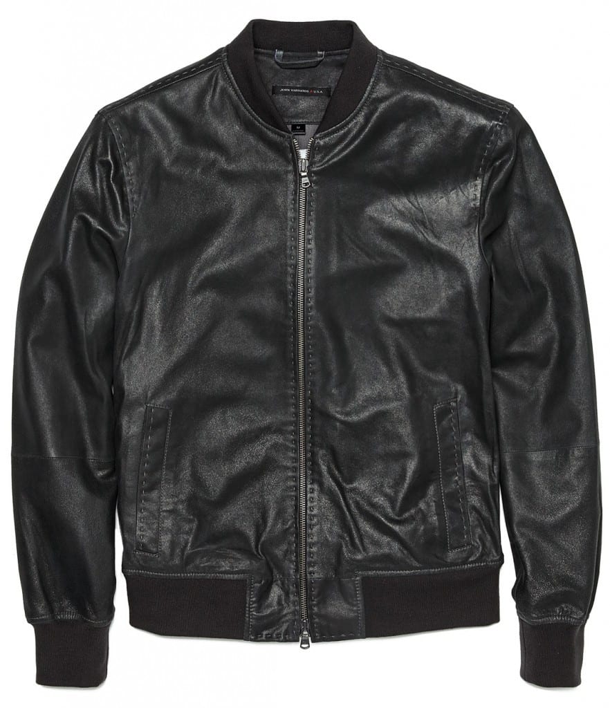 10 Leather Jackets for Men on Sale at East Dane - john varvatos star usa suede bomber jacket