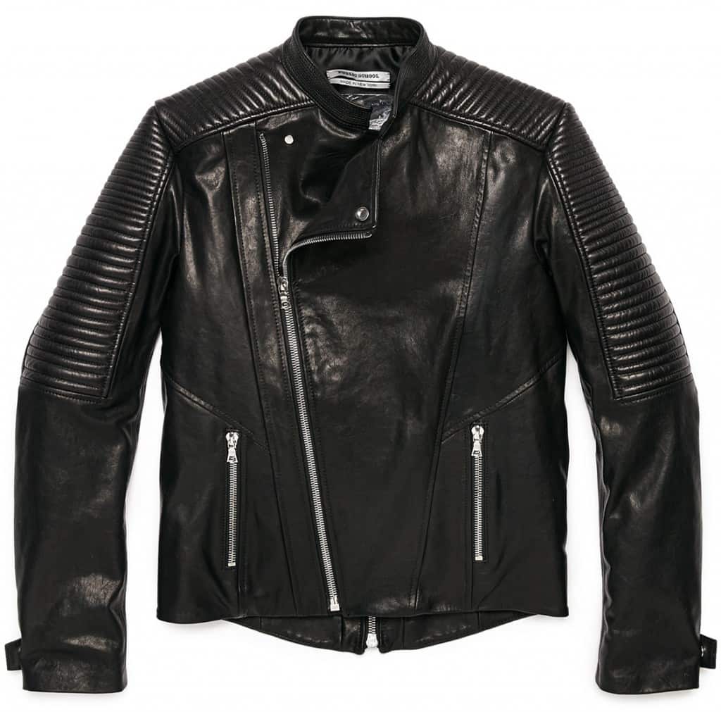 10 Leather Jackets for Men on Sale at East Dane - public school washed coated leather jacket - east dane