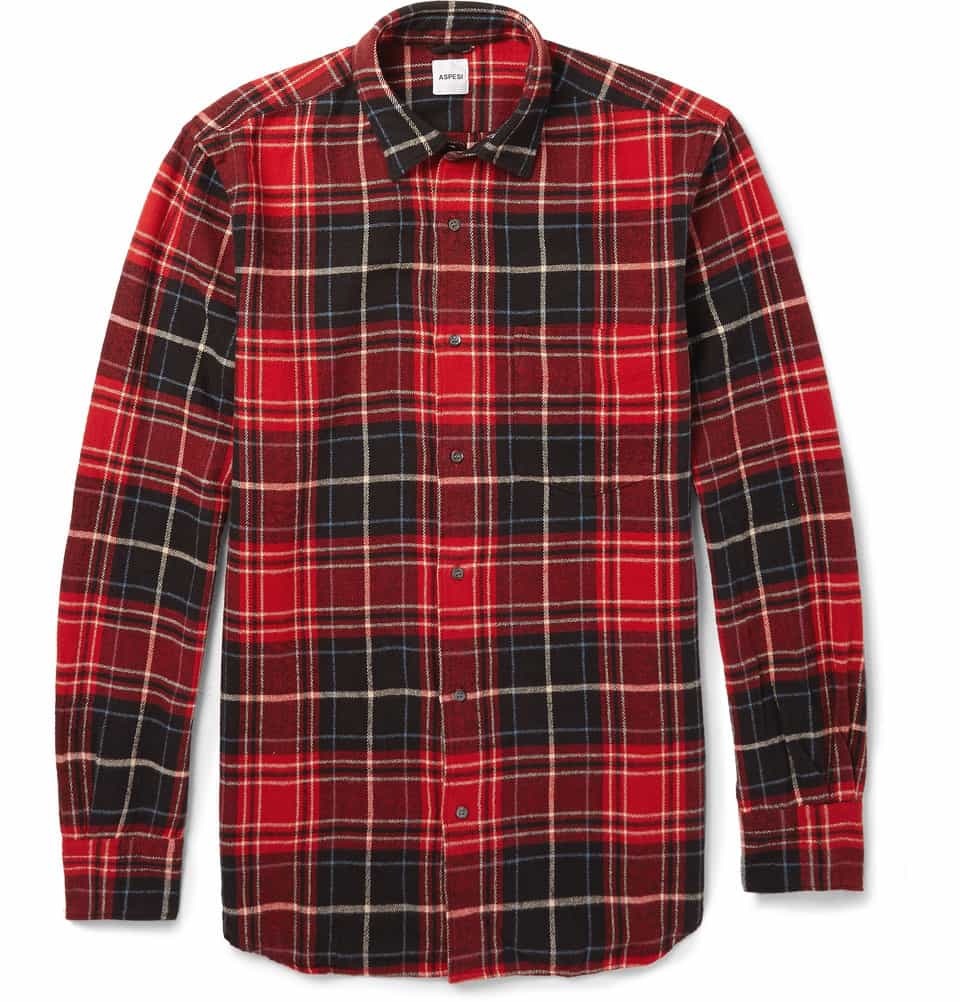 Free Shipping from Mr Porter on New Items - aspesi check shirt