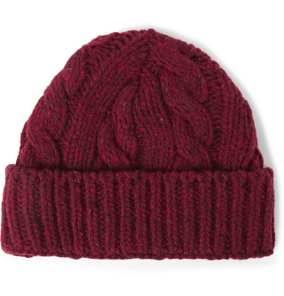 Free Shipping from Mr Porter on New Items - oliver spencer cable knit beanie