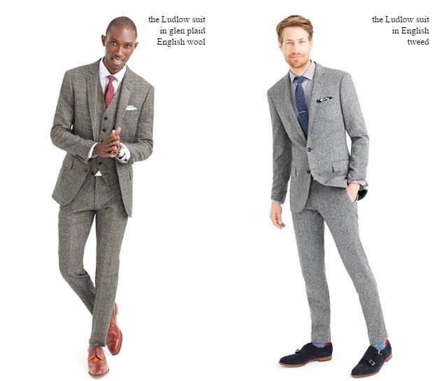 J.Crew Ludlow Suit Goes Lux - ludlow suit english glen plaid wool and english tweed