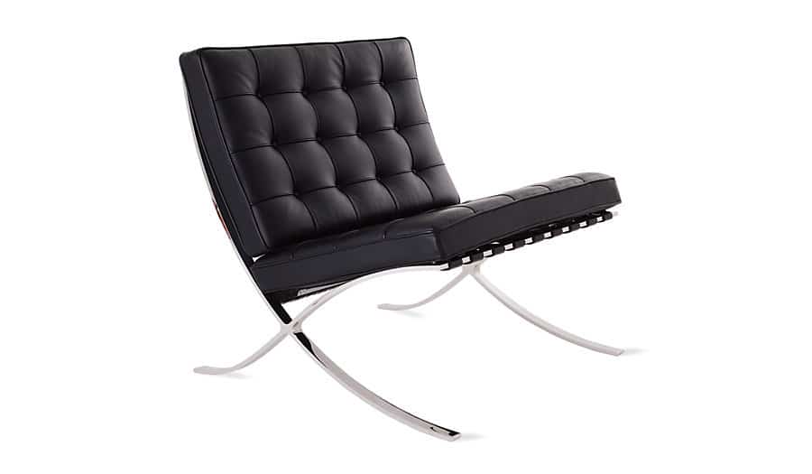 barcelona chair - dwr - Top 10 Best Modern Lounge Chairs for Men