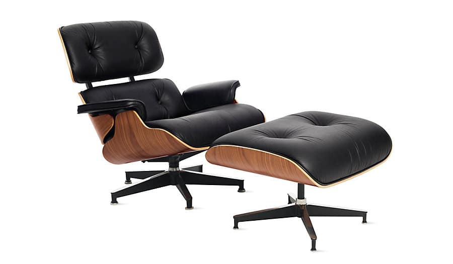 eames lounge ottoman vicenza chair - dwr - Top 10 Best Modern Lounge Chairs for Men