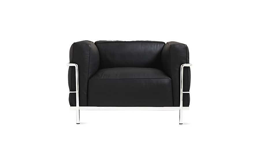 lc3 grand modele armchair - dwr - Top 10 Best Modern Lounge Chairs for Men