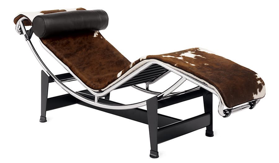 lc4 chaise lounge cowhide - dwr - Top 10 Best Modern Lounge Chairs for Men