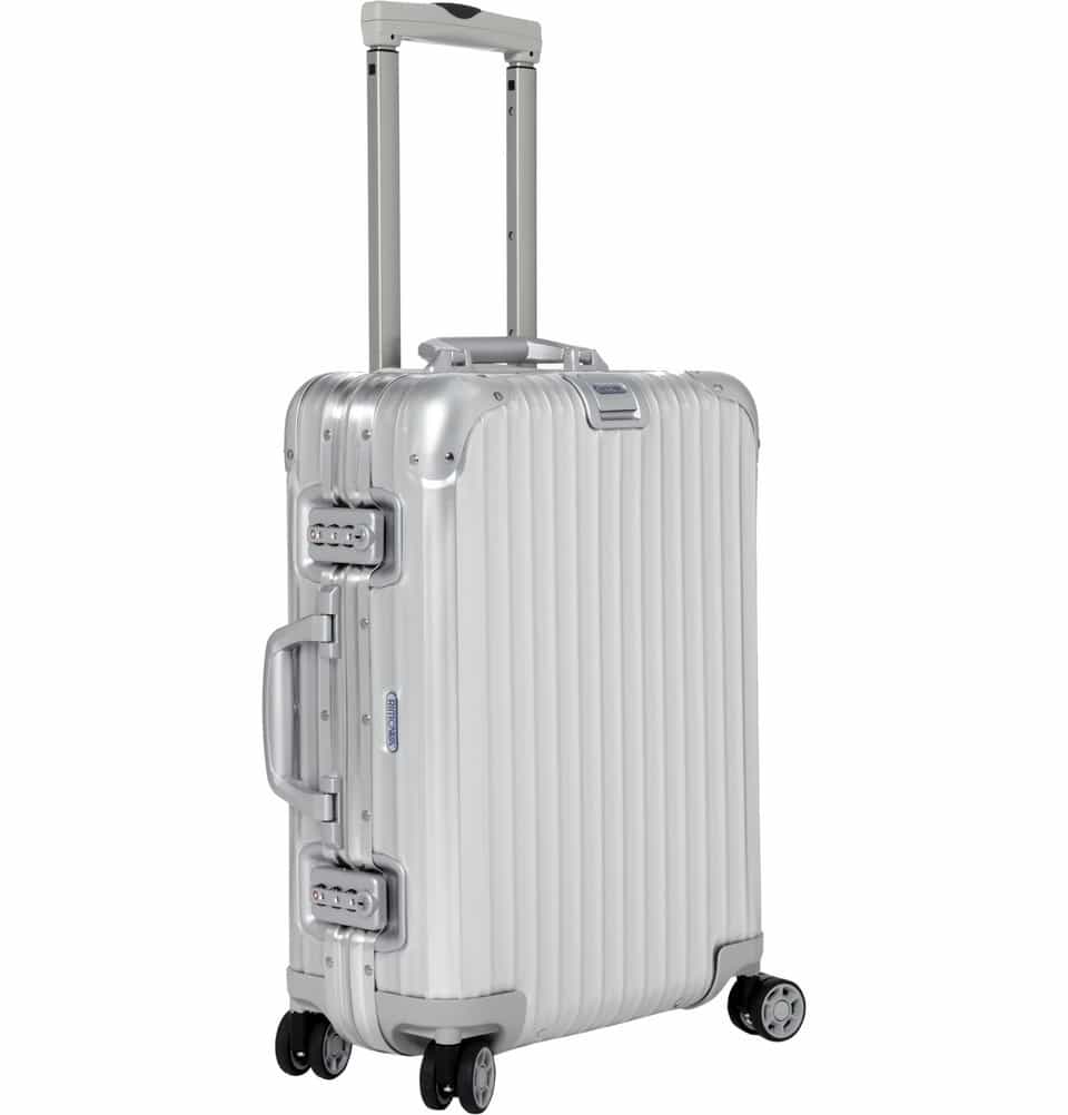 rimowa topas multiwheel 55 cm carry on case - $1,315 - mr porter - We Review the Best Rimowa Luggage by Price