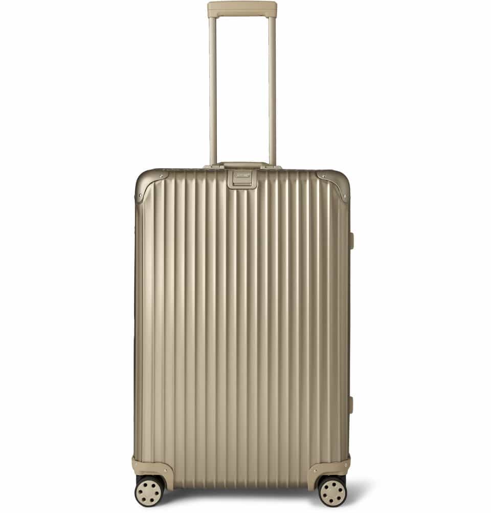 rimowa topas titanium multiwheel 78cm aluminium suitcase - $1,530 - mr porter We Review the Best Rimowa Luggage by Price