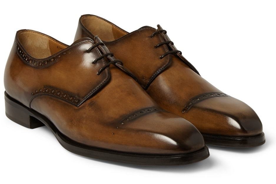 Berluti Now Sells More Than Men's Shoe Online, Here Are The Best Bets - mr porter - venezia leather derby shoes