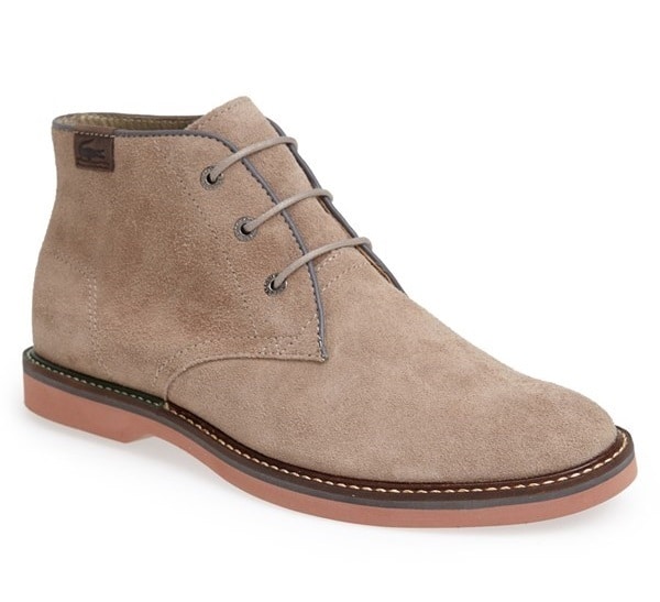 lacoste sherbrooke hi 11 chukka boot men - Best Bets for Men’s Suede Boots and Shoes