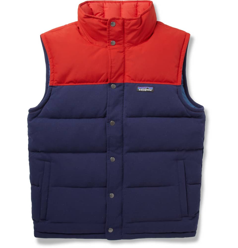 patagonia bivy down filled quiled gilet vest - 9 Men's Winter Vests Stylish Enough for Pitti Uomo