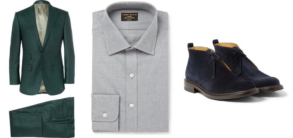 10 Best Ways to Style Men's Desert Boots - mr porter - desert boots with a work suit