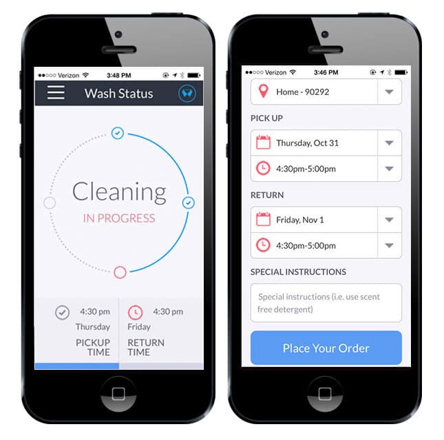 Everything You Need to Know About NYC’s On Demand Laundry Apps-washio phone