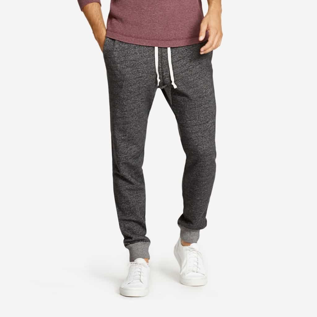 KNIT_ClarkeFrenchTerry_Sweatpant_HeatherBlack_hero1-The Best Items from Bonobos' Gift Guide