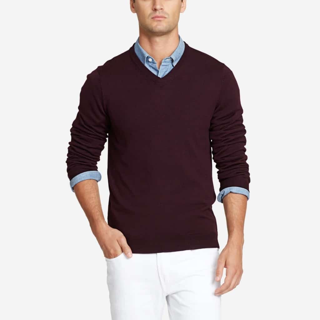 SWEATER_Merino_VNeck_PortRoyale_hero1-The Best Items from Bonobos' Gift Guide