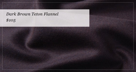 dark brown teton flannel Get Warm with Proper Cloth Flannels & Ready for Work with New Canclini Fabrics
