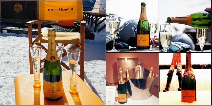 Veuve Clicquot instagram champagne drinking