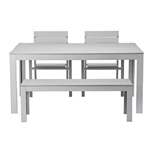 Ikea outdoor table gray falster