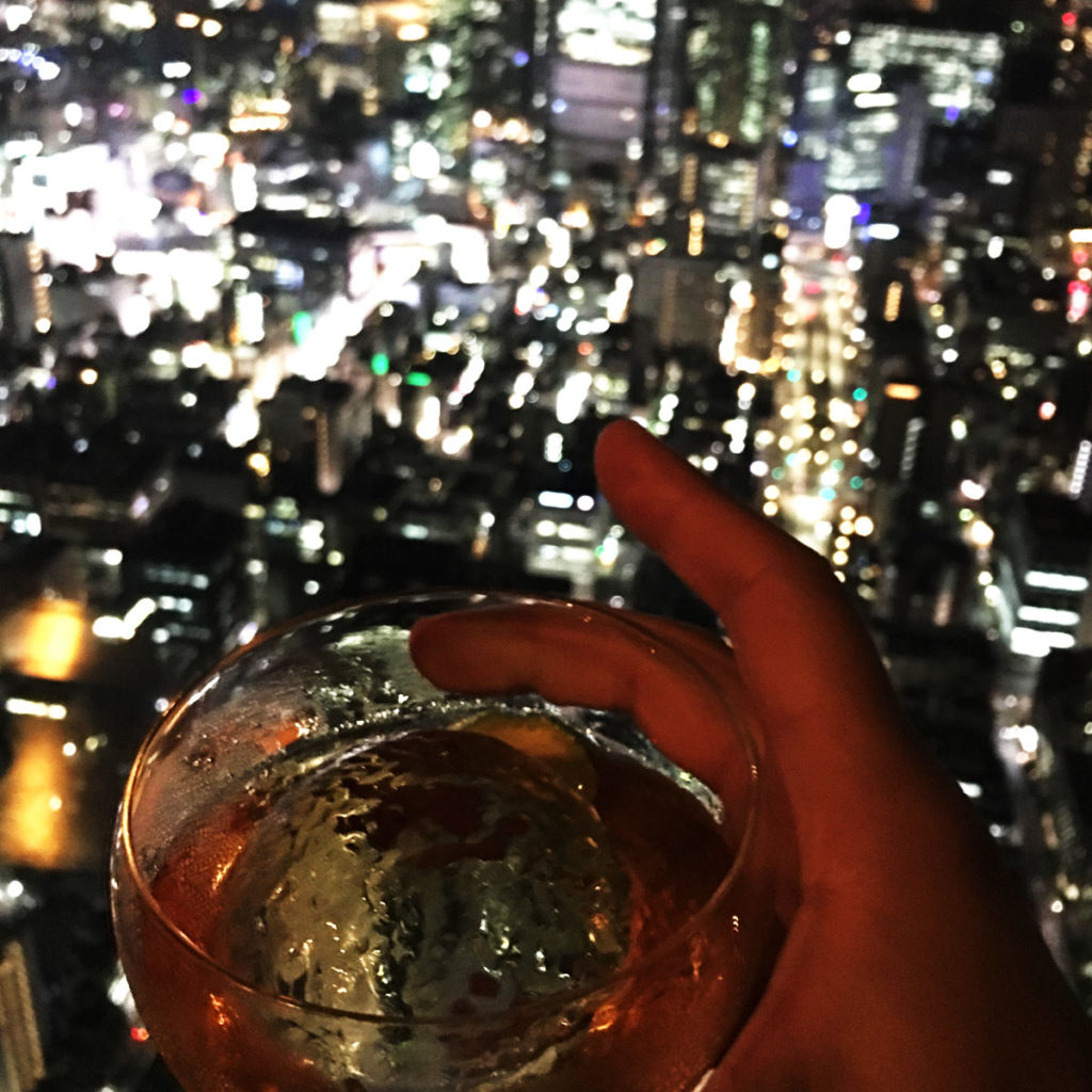 View from the Andaz tokyo rooftop bar